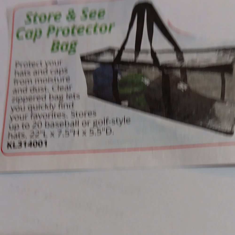 Store & See thru Protector Bag